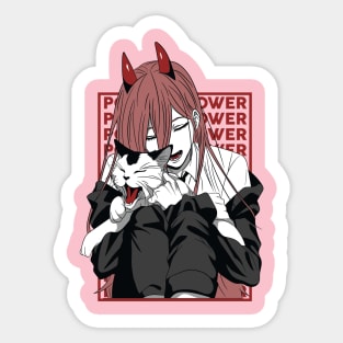 Power Gato Sticker